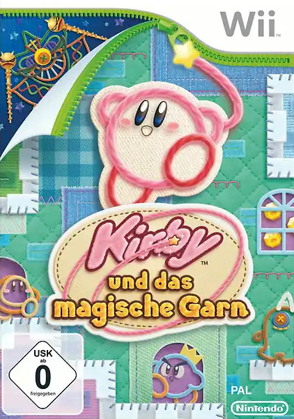 Spielecover von Kirby und das magische Garn.