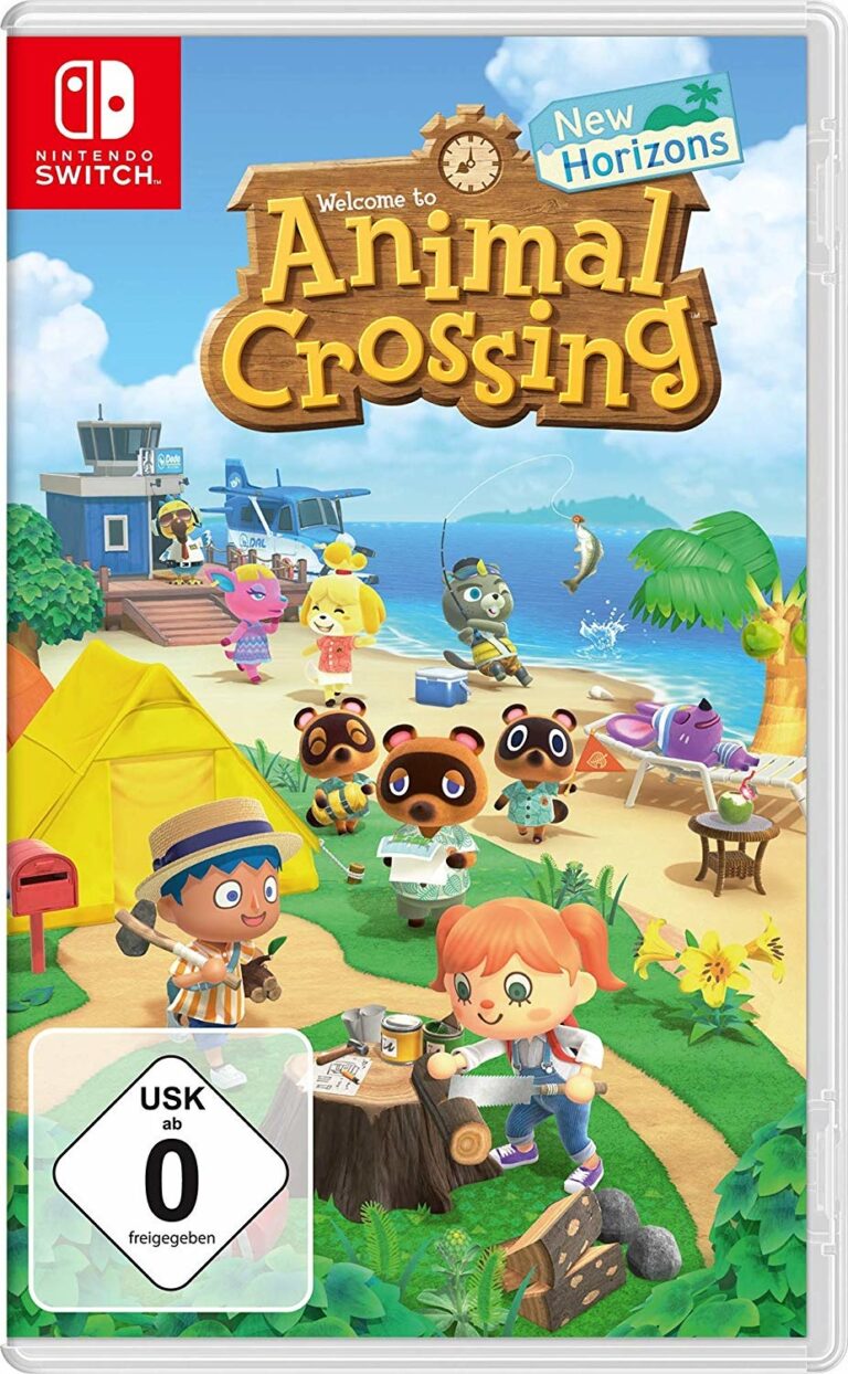 Packshot Animal Crossing: New Horizons für die Nintendo Switch mit USK ab 0.