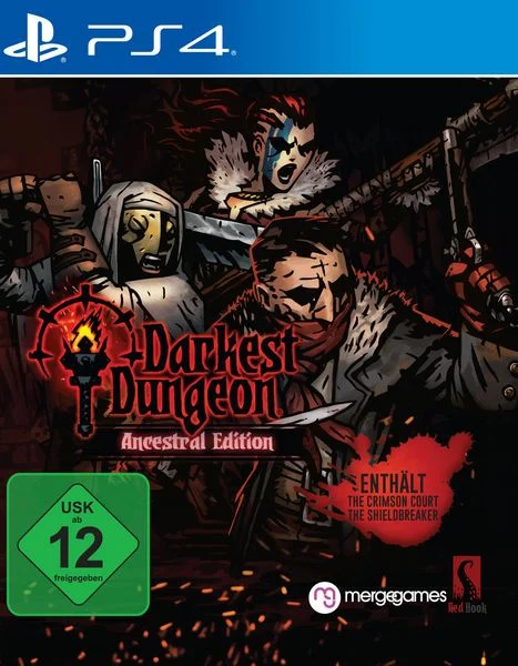 Packshot Darkest Dungeon für die PS4 mit USK 12.