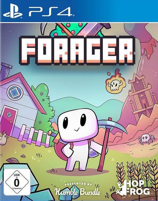 Das Cover von Forager für die PS4.