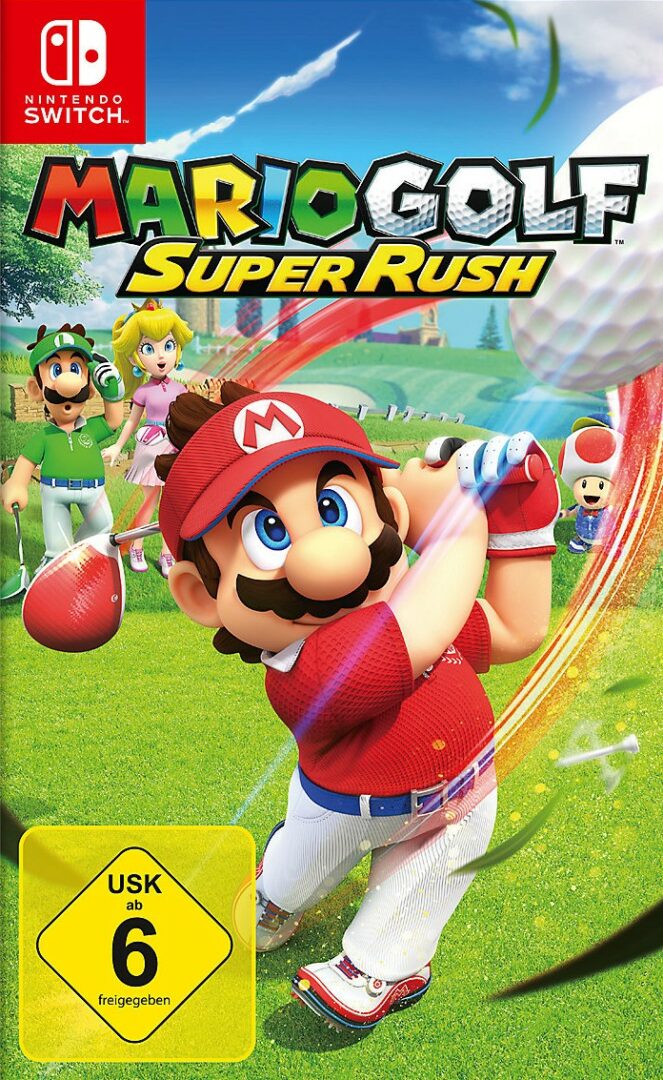 Packshot Mario Golf: Super Rush für die Nintendo Switch mit USK ab 6.