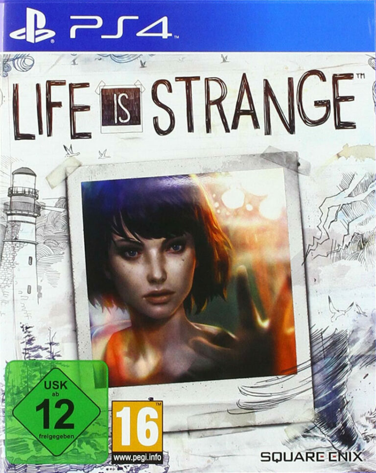 Packshot von Life is Strange. Auf dem Cover ist ein Polaroid von Max, der Protagonistin, zu sehen.