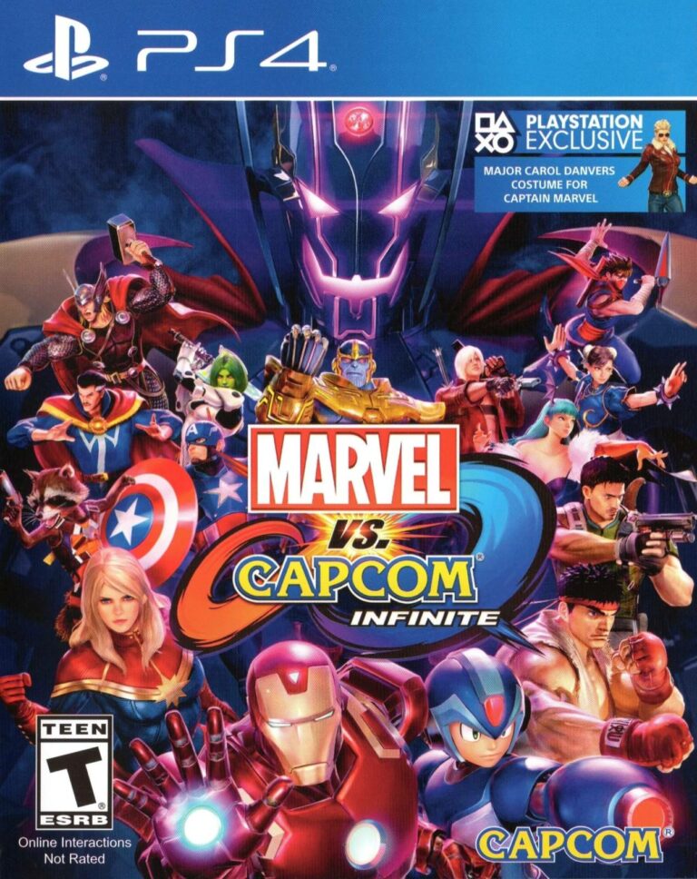 Packshot vom Spiel Marvel Vs Capcom: Infinite.