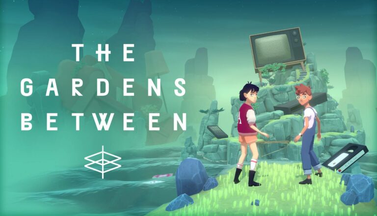 Logo Bild vom Spiel The Gardens Between, welcher die Protagonist*innen des Spiels zeigt.