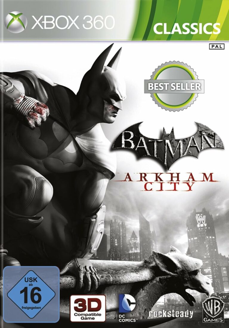 Packshot von Batman Arkham City.