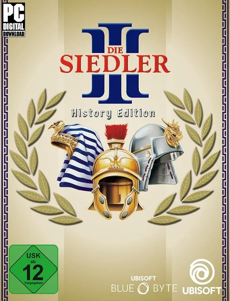 Packshot des Spiels "Die Siedler III: History Edition".
