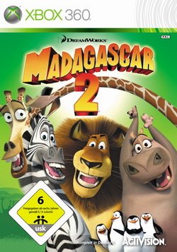 Packshot des Spiels "Madagascar 2".