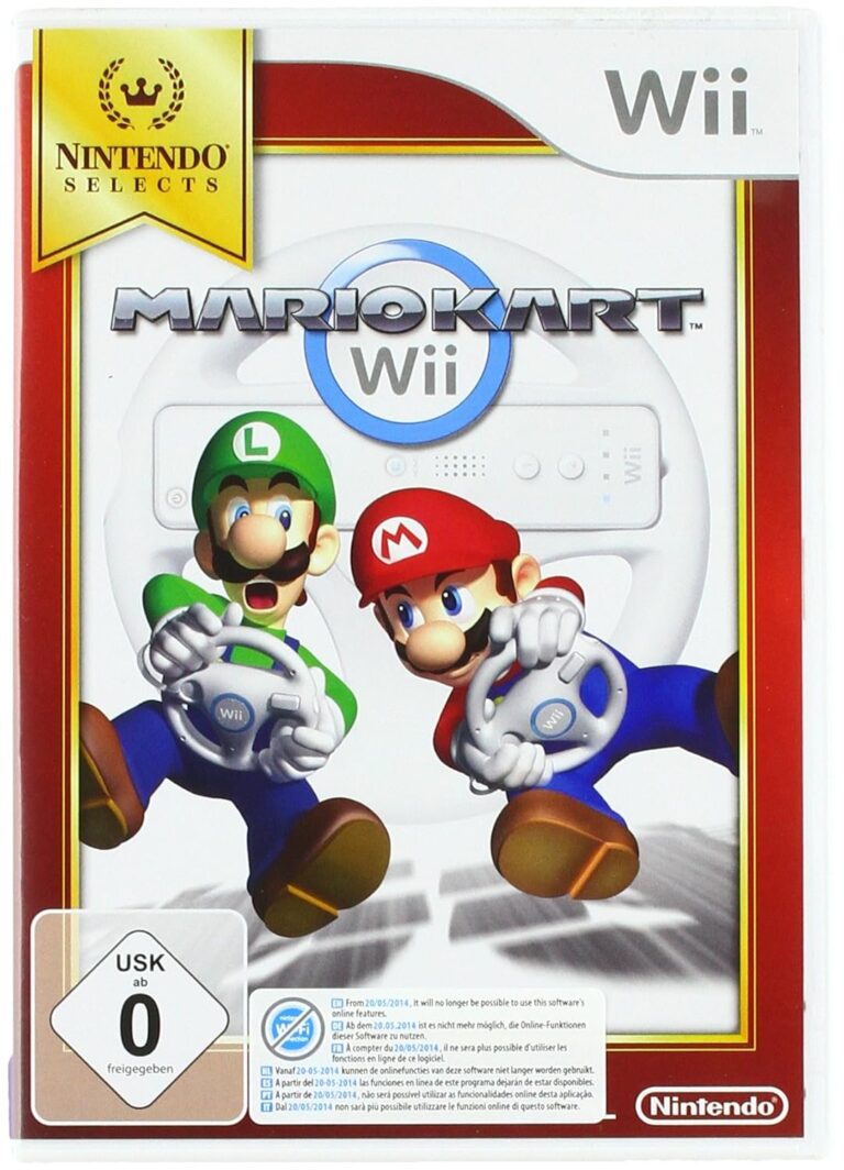 Packshot Mario Kart Wii mit Mario und Luigi, USK 0.