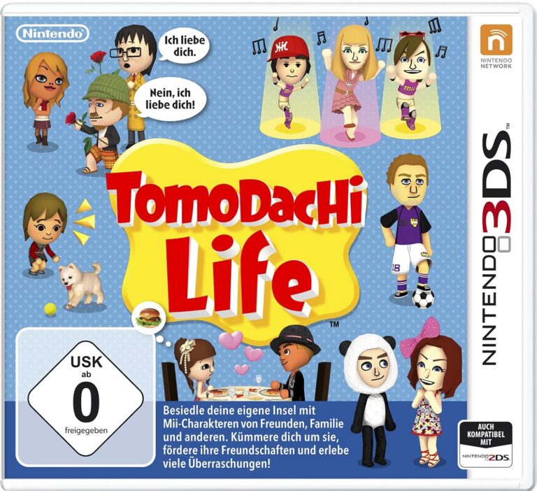 Packshot des Nintendo 3DS Spiels "Tomodachi Life", USK 0.