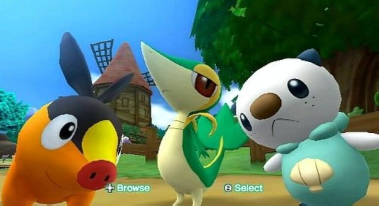 Drei verschiedene Pokémon.