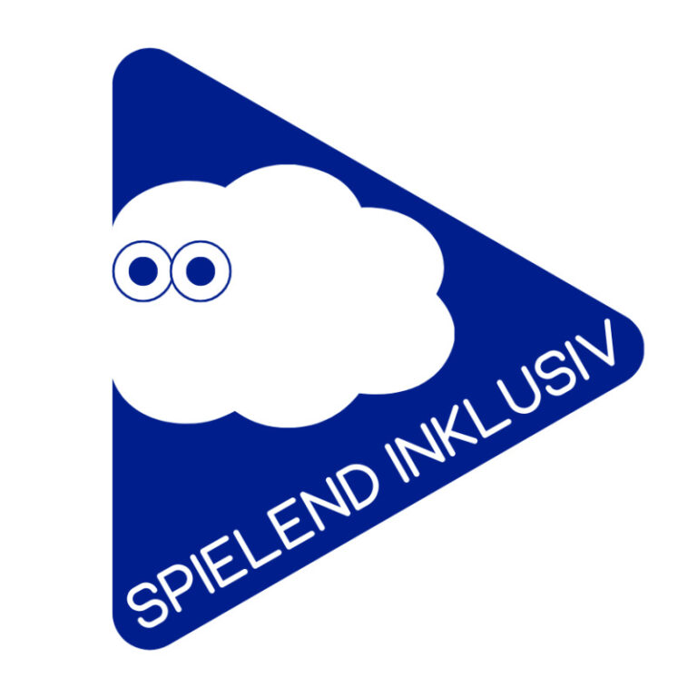 Logo von Spielend Inklusiv mit einer Wolke.