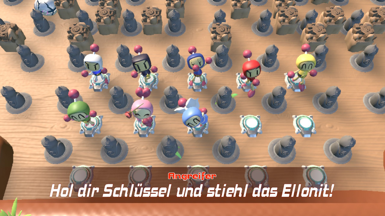 Der Schloss-Modus: Die Angreifer*innen müssen Schlüssel sammeln und Truhen öffnen.