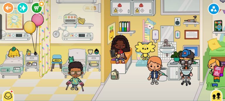 Ein gut besuchtes Krankenhaus.